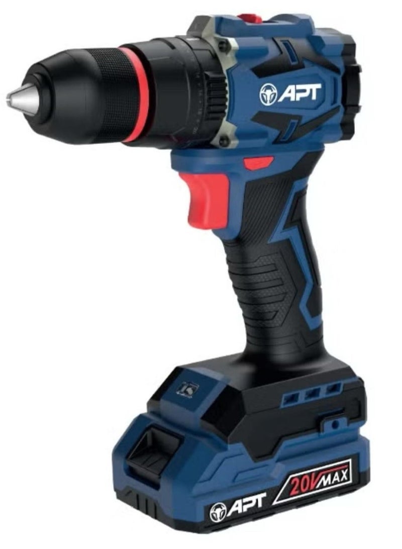 Apt impact driver 1/4" 150 n.m 20v 2 batteries 2.0a.h - Image 1
